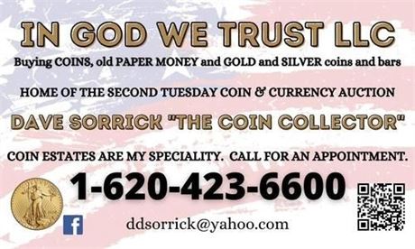 Second Tuesday Coin and Currency Auction