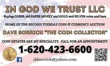 Second Tuesday Coin and Currency Auction