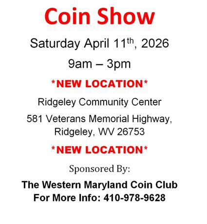 Western Maryland Coin Show
