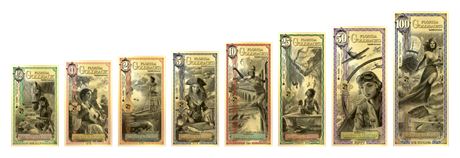 Florida Goldbacks Full Set (1/2, 1, 2, 5, 10, 25, 50 & 100 Goldbacks)