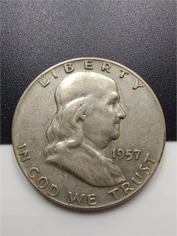 1957 D Franklin Half Dollar FREE SHIPPING
