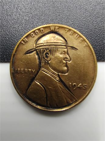 1945 Hobo Wheat Penny FREE SHIPPING