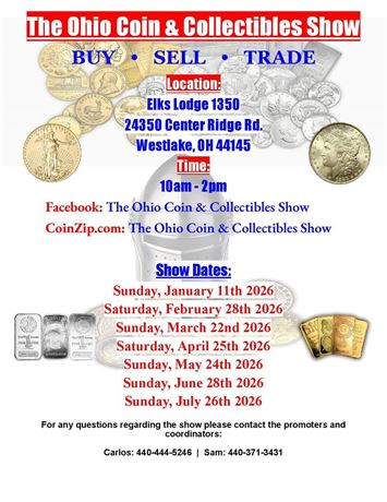 The Ohio Coin and Collectibles Show - May 24