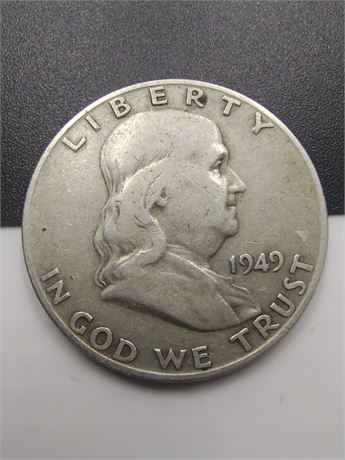 1949 D Franklin Half Dollar FREE SHIPPING