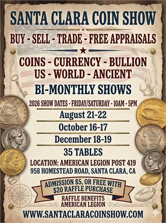 Santa Clara Coin Show - February 26-27