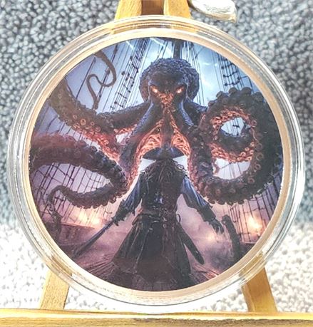 Kraken - 5 AVDP oz, .999 Copper Round