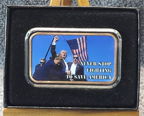 Trump Fight - 1 AVDP oz, .999 Copper Bar