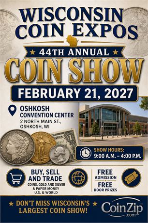 Wisconsin Coin Expos 44th Annual Coin Show