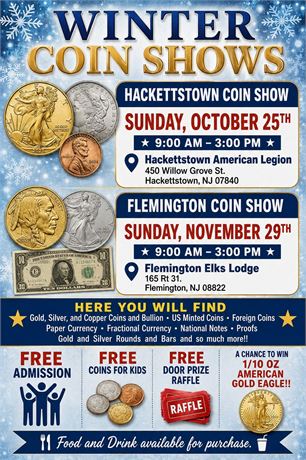 Hackettstown Coin & Currency Show