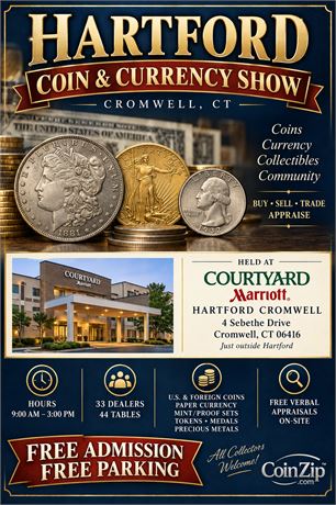 Hartford Coin & Currency Show NOVEMBER 15