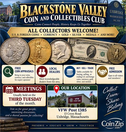 Blackstone Valley Coin and Collectibles Club