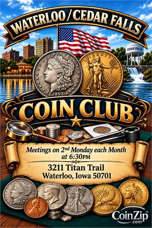 The Waterloo/Cedar Falls Coin Club