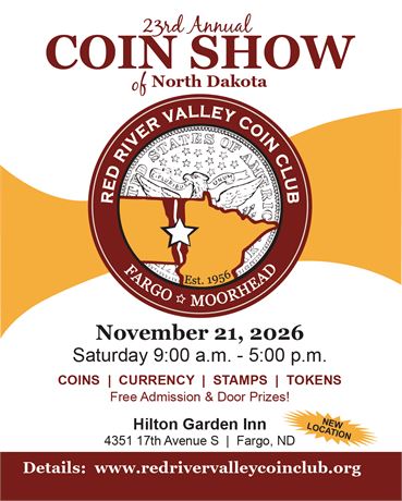23rd Annual Coin Show of North Dakota