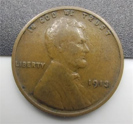 1913 Lincoln Wheat Cent – Philadelphia Mint